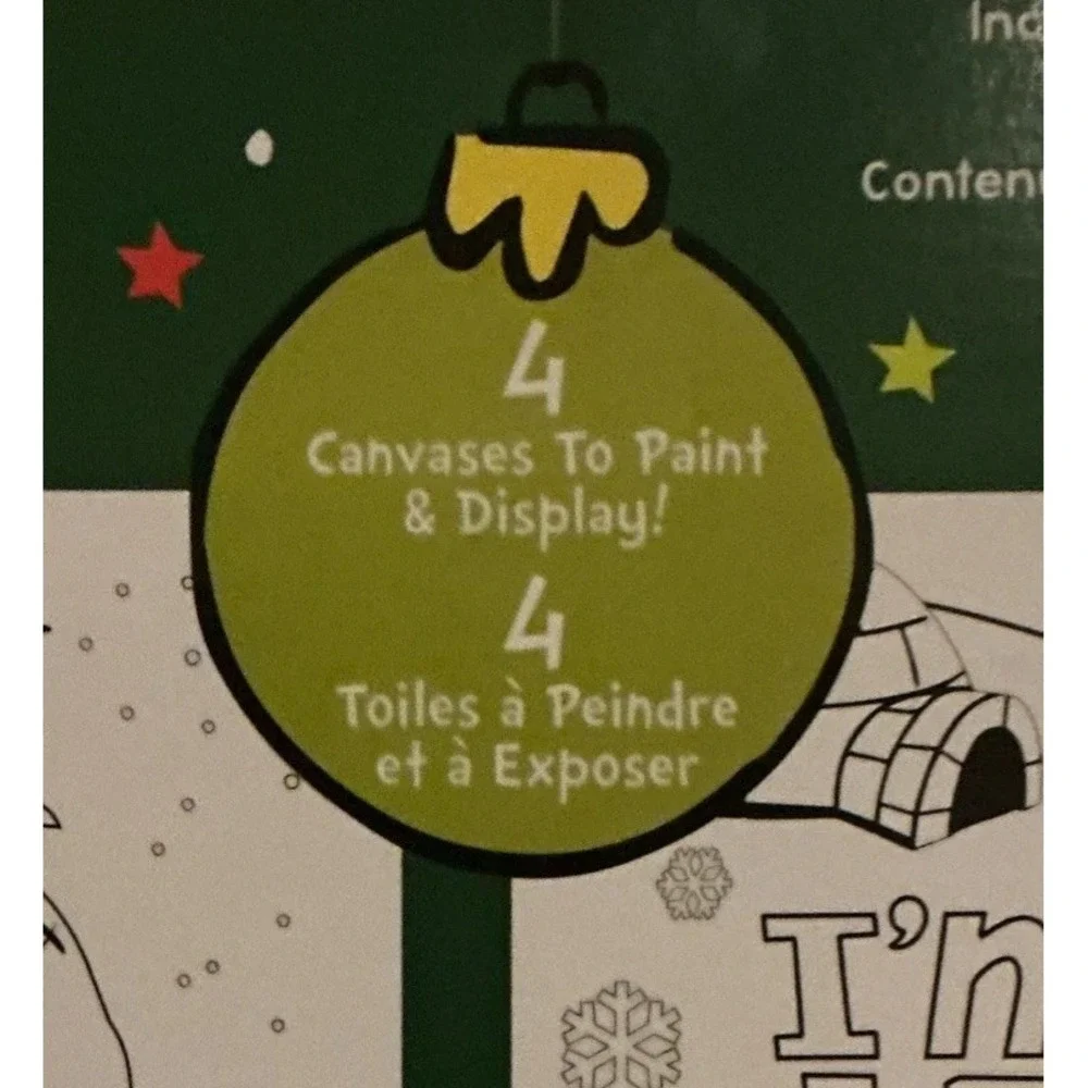 Dr. Suess The Grinch Amazing Art Set, 4 Canvases To Paint, New In Sealed‎ Box